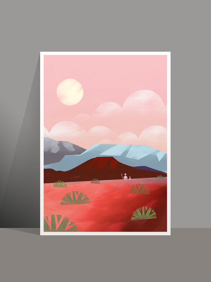 A Thousand Years Wall Art Print